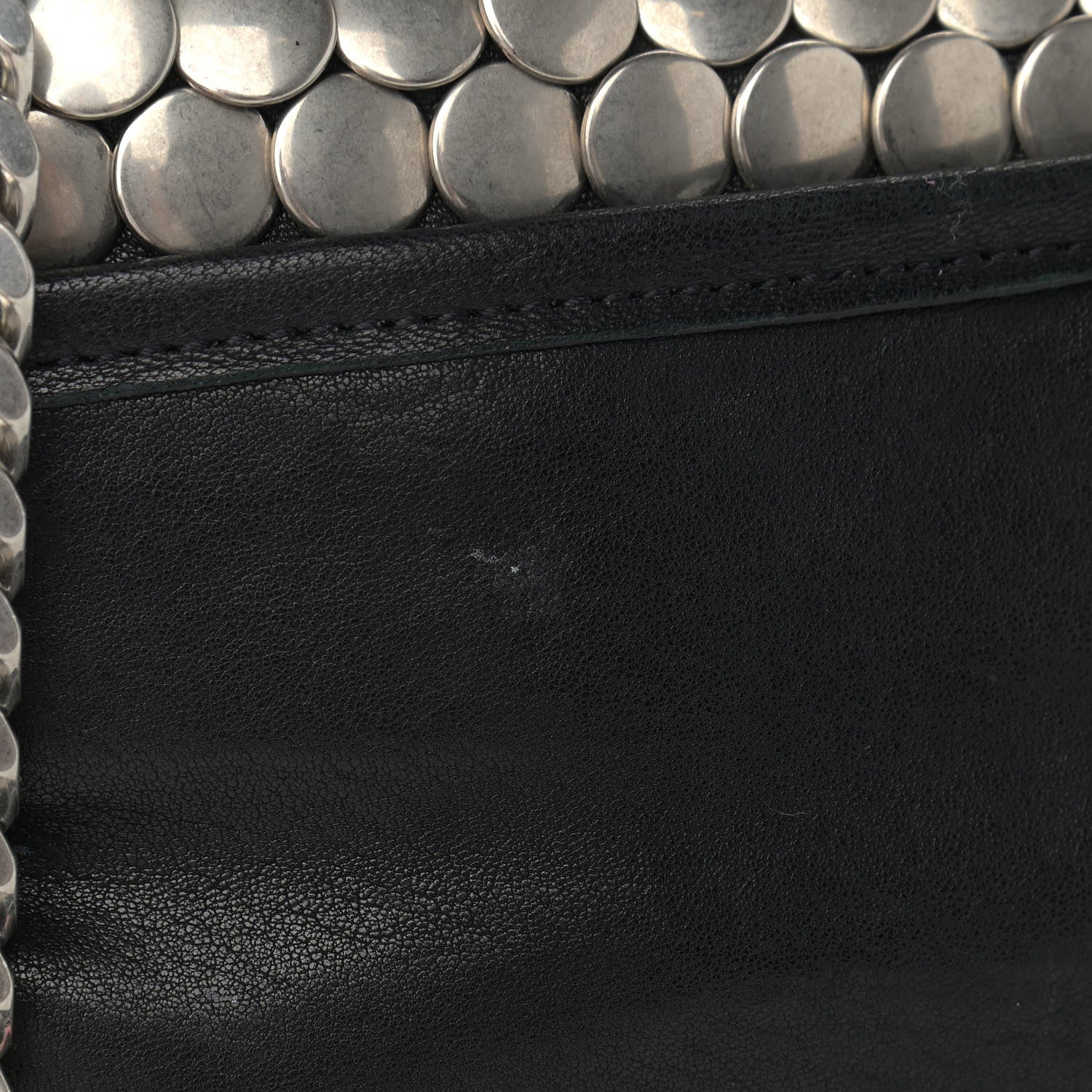 Saint Laurent Calfskin Monogram Armature Medium Niki Chain Satchel Black 11 of 11