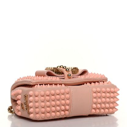 Christian Louboutin Calfskin Spiked Sweety Charity Crossbody Bag Jupon Pink 4 of 11
