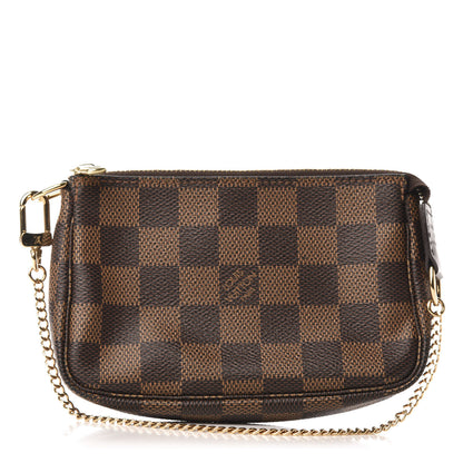 Louis Vuitton Damier Ebene Mini Pochette Accessories 1 of 7