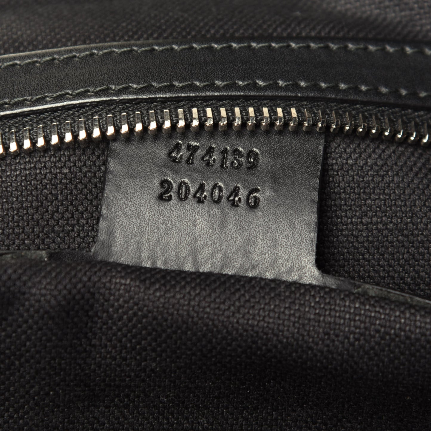 Soft GG Supreme Monogram Appia Calfskin Web East West Messenger Bag Black Grey