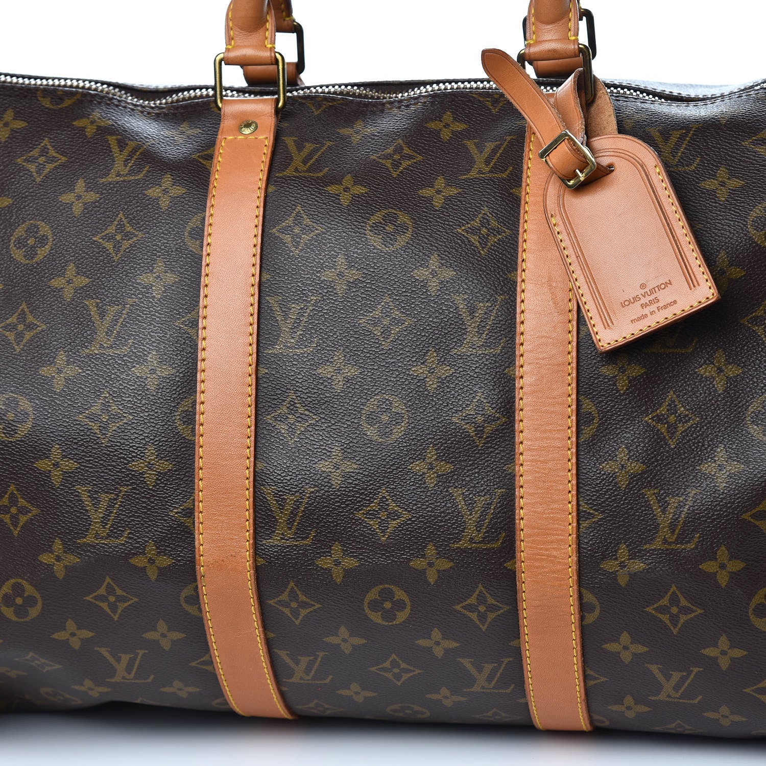 Louis Vuitton Monogram Keepall Bandouliere 50 10 of 10
