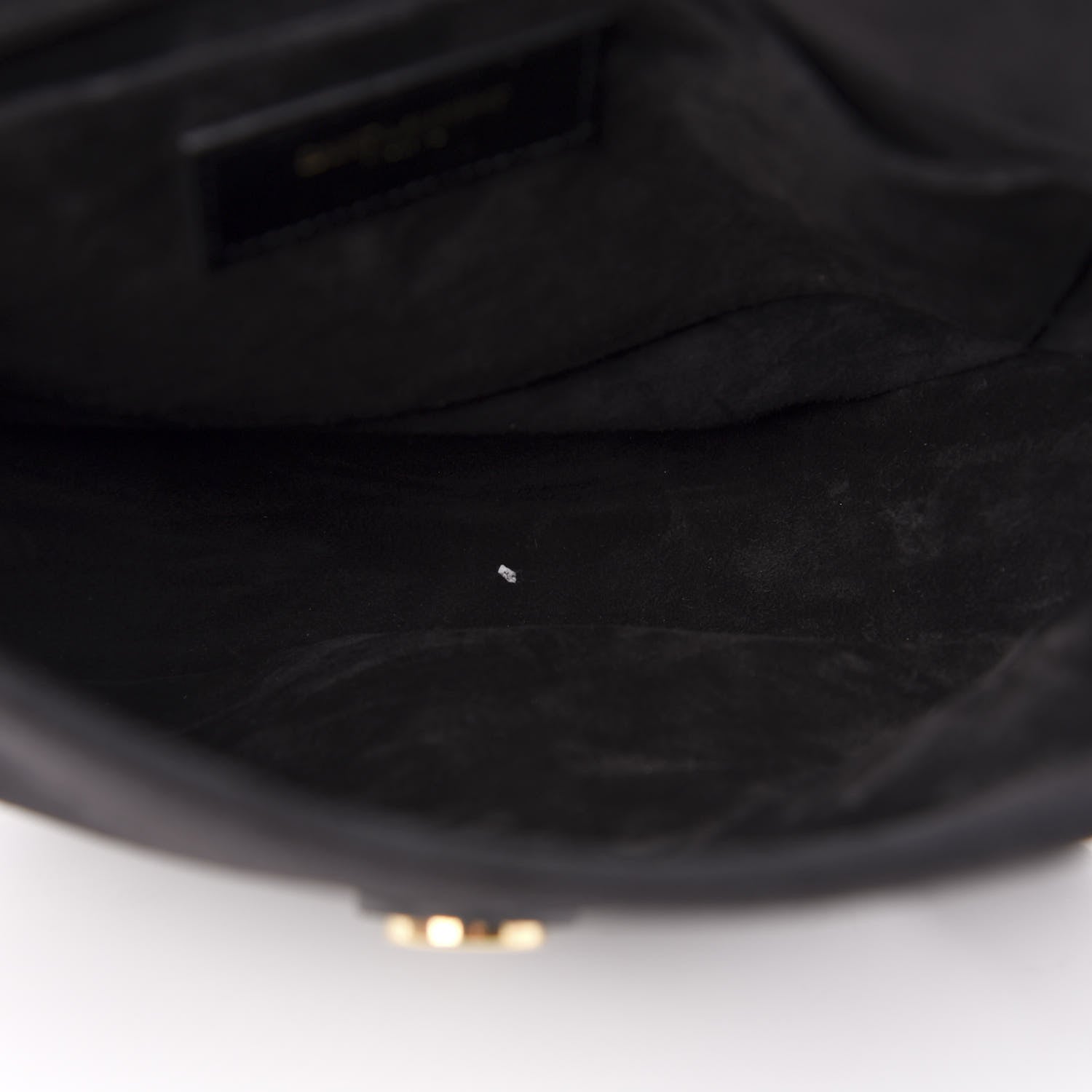 Saint Laurent Suede Y Studs Crossbody Bag Black 5 of 13