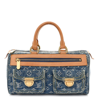 Louis Vuitton Monogram Denim Neo Speedy Blue 1 of 22