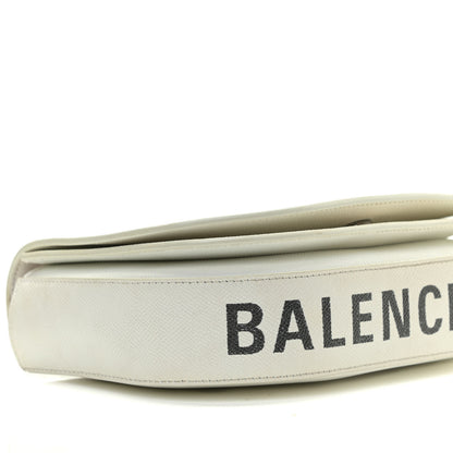 Balenciaga Signature Grained Calfskin Logo S Ville Day Bag White 9 of 13