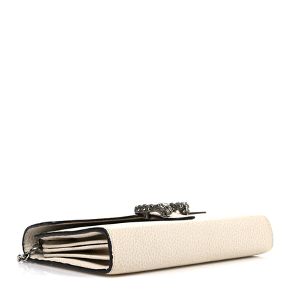 Gucci Dollar Calfskin Mini Dionysus Chain Wallet Mystic White 3 of 10
