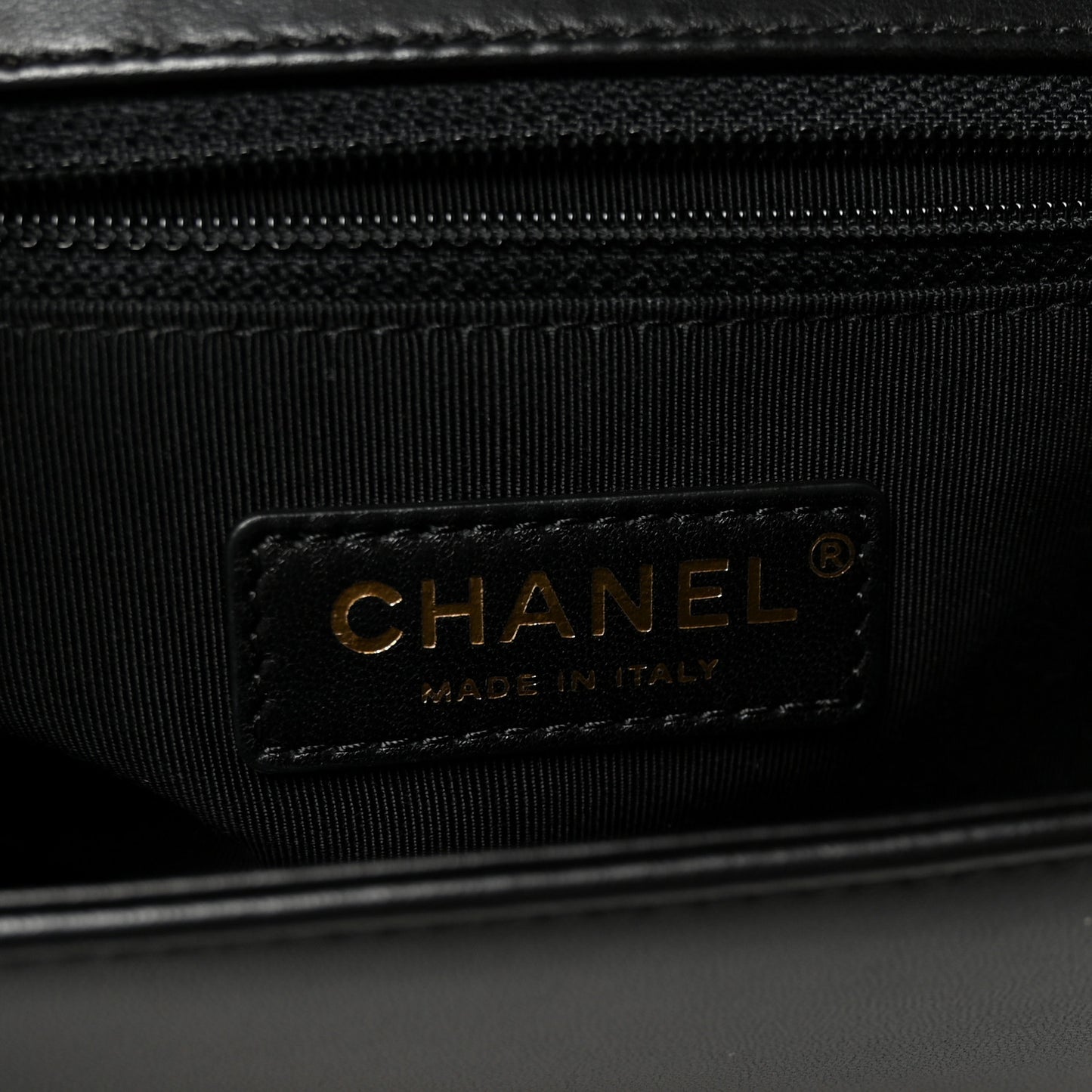 Lambskin Quilted New Medium Boy Flap Black