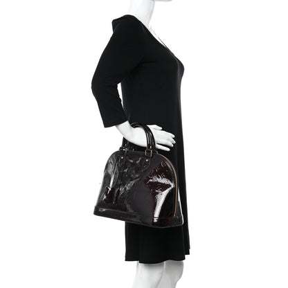 Louis Vuitton Vernis Alma PM Amarante 2 of 10