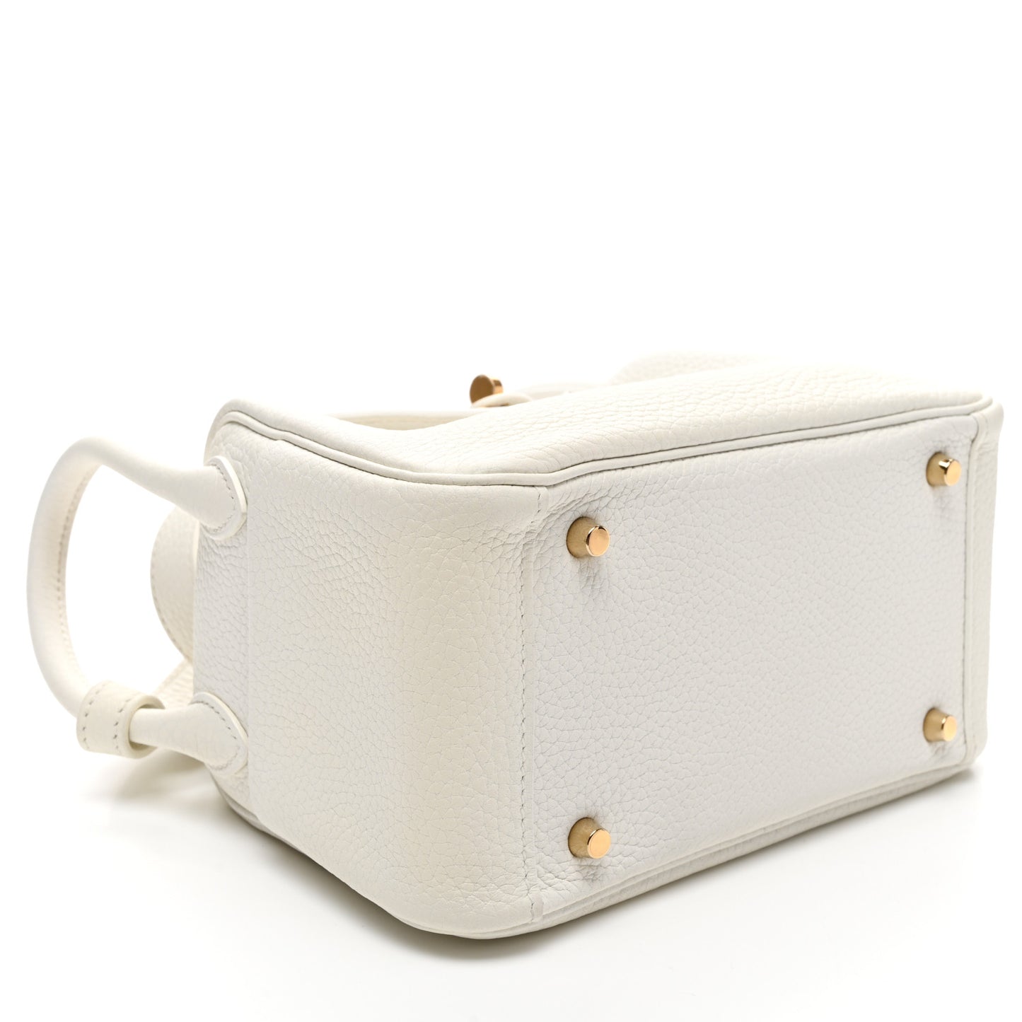 Taurillon Clemence Mini Lindy 20 New White