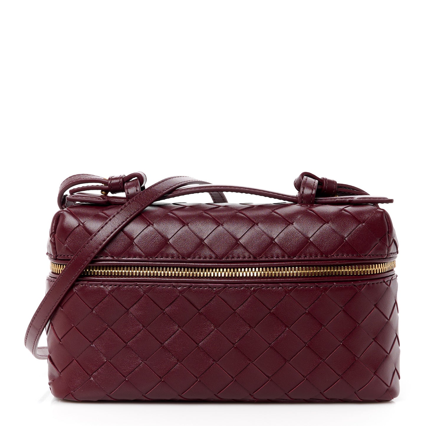 Nappa Intrecciato Bang Bang Vanity Case Barolo