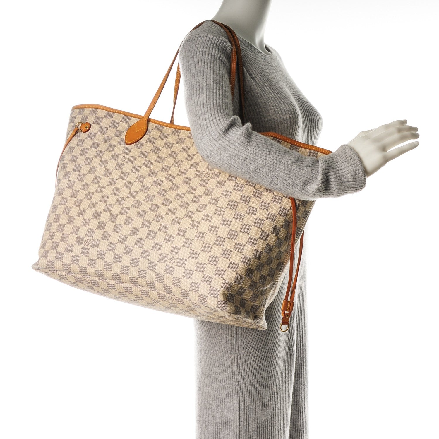 Louis Vuitton Damier Azur Neverfull GM 2 of 8
