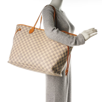 Louis Vuitton Damier Azur Neverfull GM 2 of 8