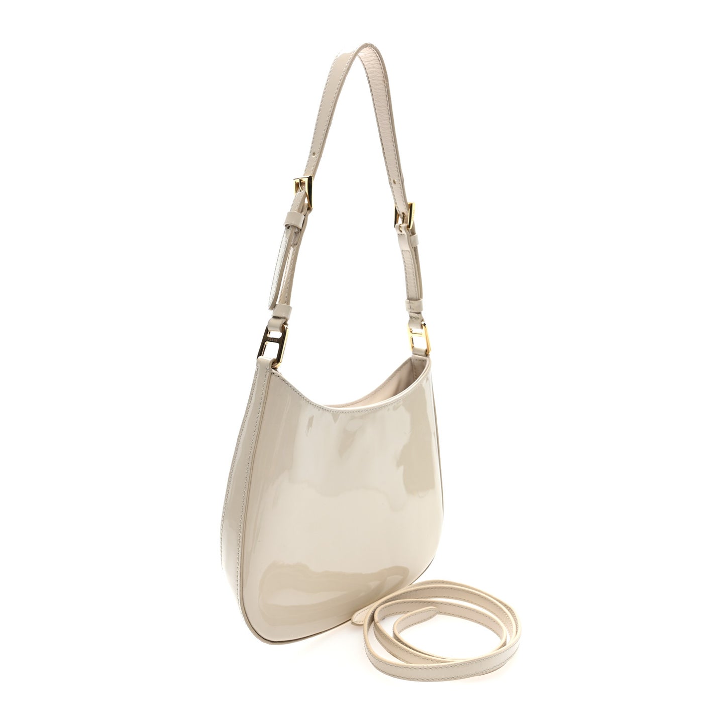 Spazzolato Cleo Adjustable Strap Shoulder Bag Avorio