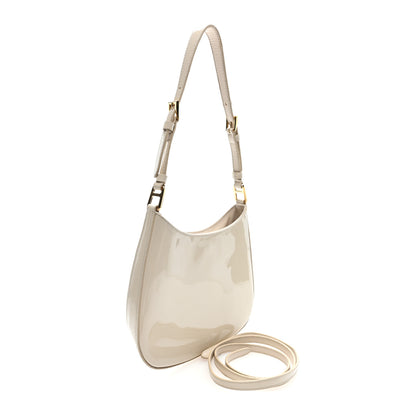 Prada Spazzolato Cleo Adjustable Strap Shoulder Bag Avorio 2 of 8