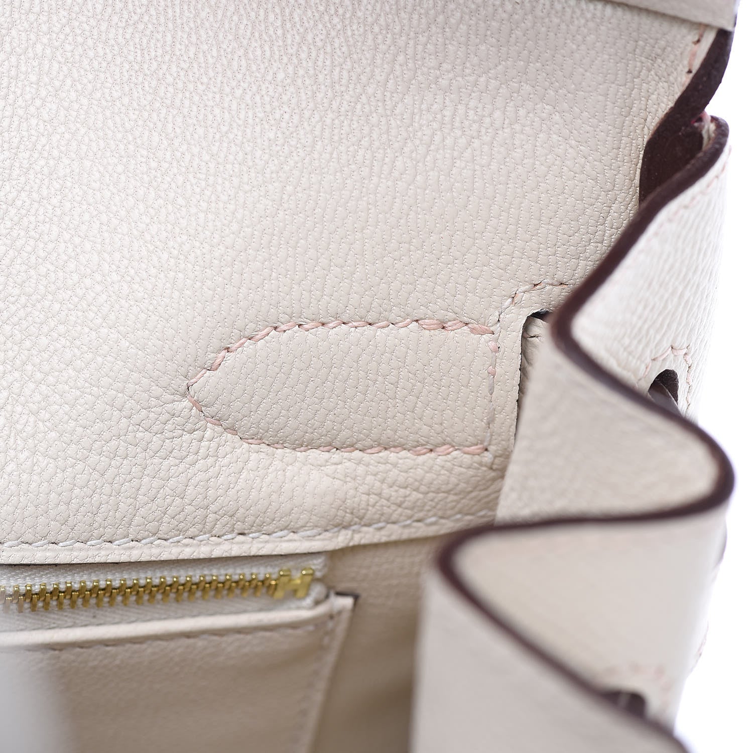 Hermes Epsom Horseshoe Birkin 30 Rose Azalee Craie 20 of 34