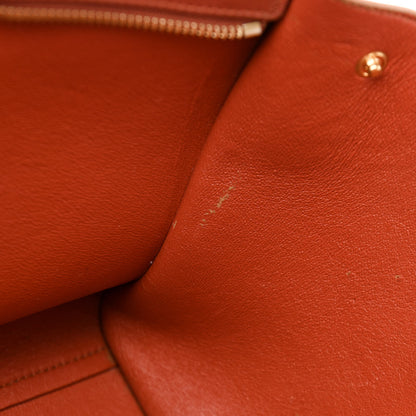 Celine Smooth Calfskin Medium Tri-Color Trapeze Navy 12 of 15