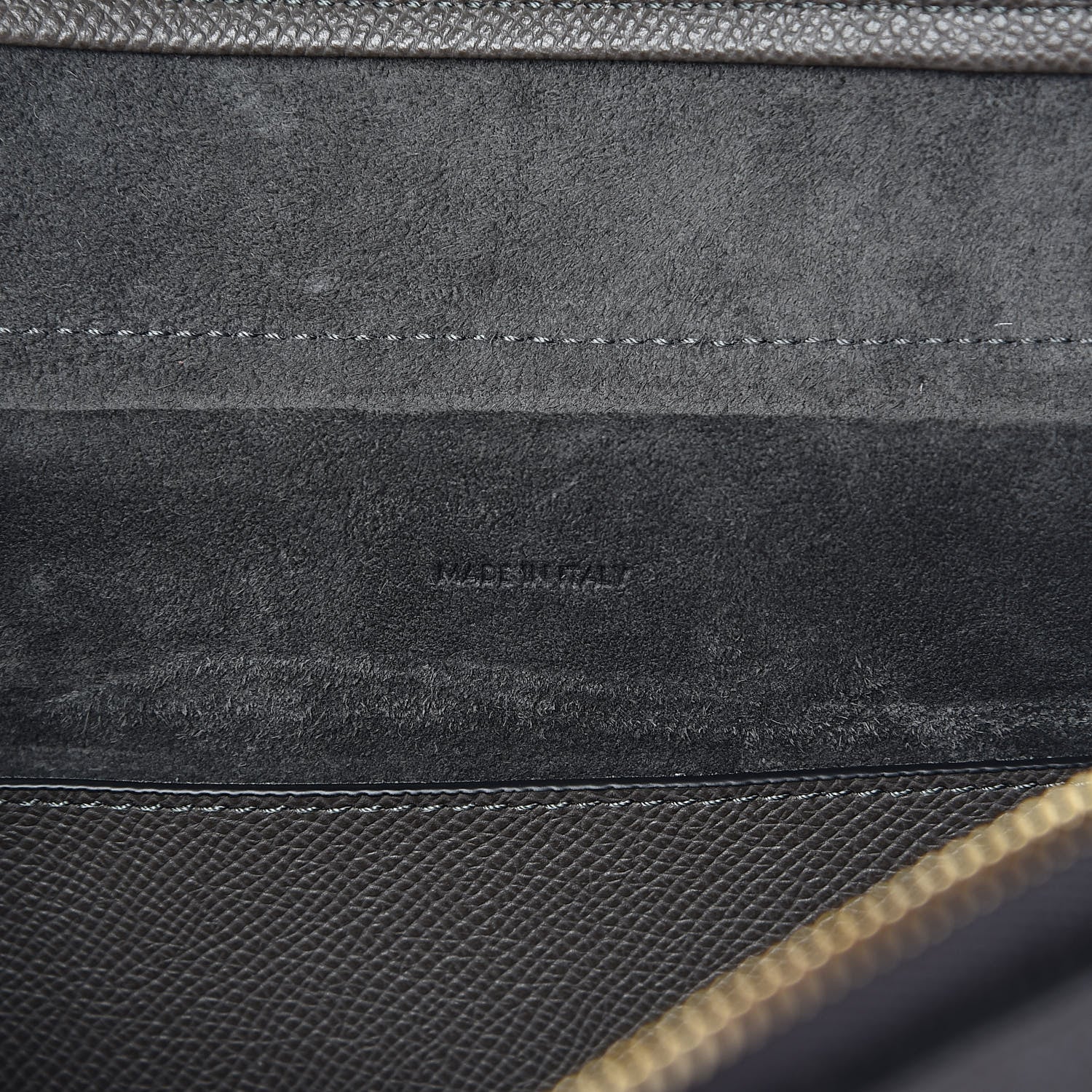 Celine Grained Calfskin Micro Belt Bag Grey 6 of 10