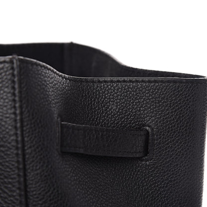Celine Soft Grained Calfskin Small Belt Cabas Phantom Black 8 of 14