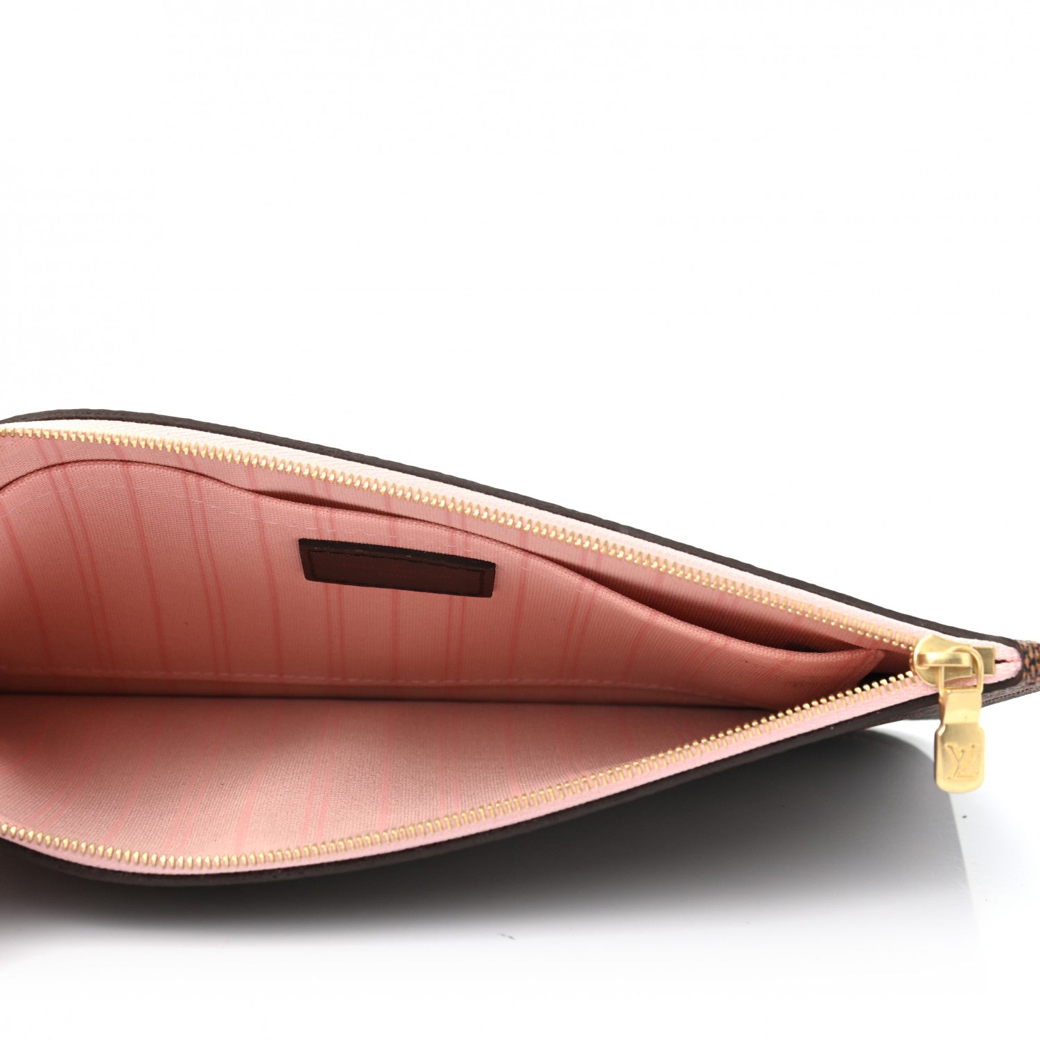 Louis Vuitton Damier Ebene Neverfull MM GM Pochette Rose Ballerine 5 of 7