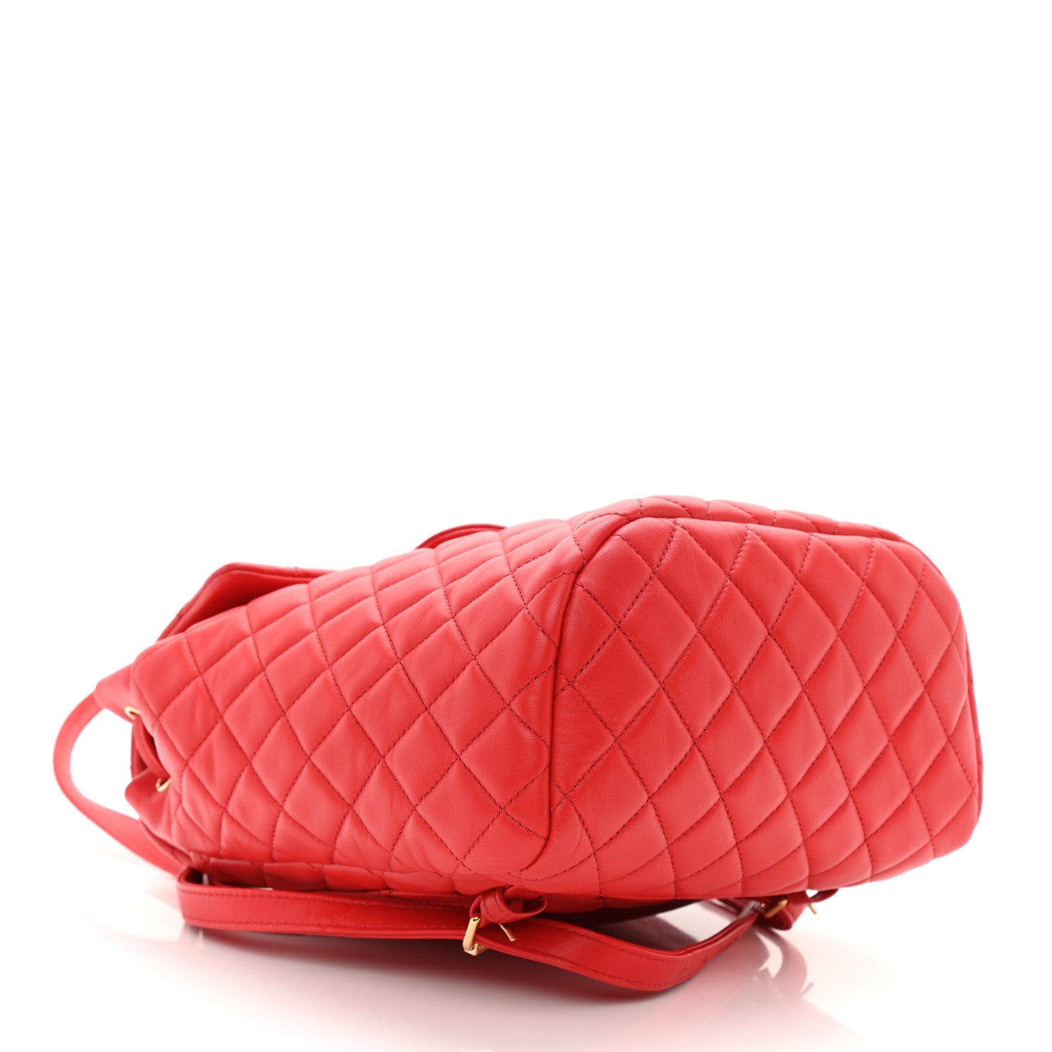 Chanel Lambskin Quilted Small Urban Spirit Backpack Red 4 of 10