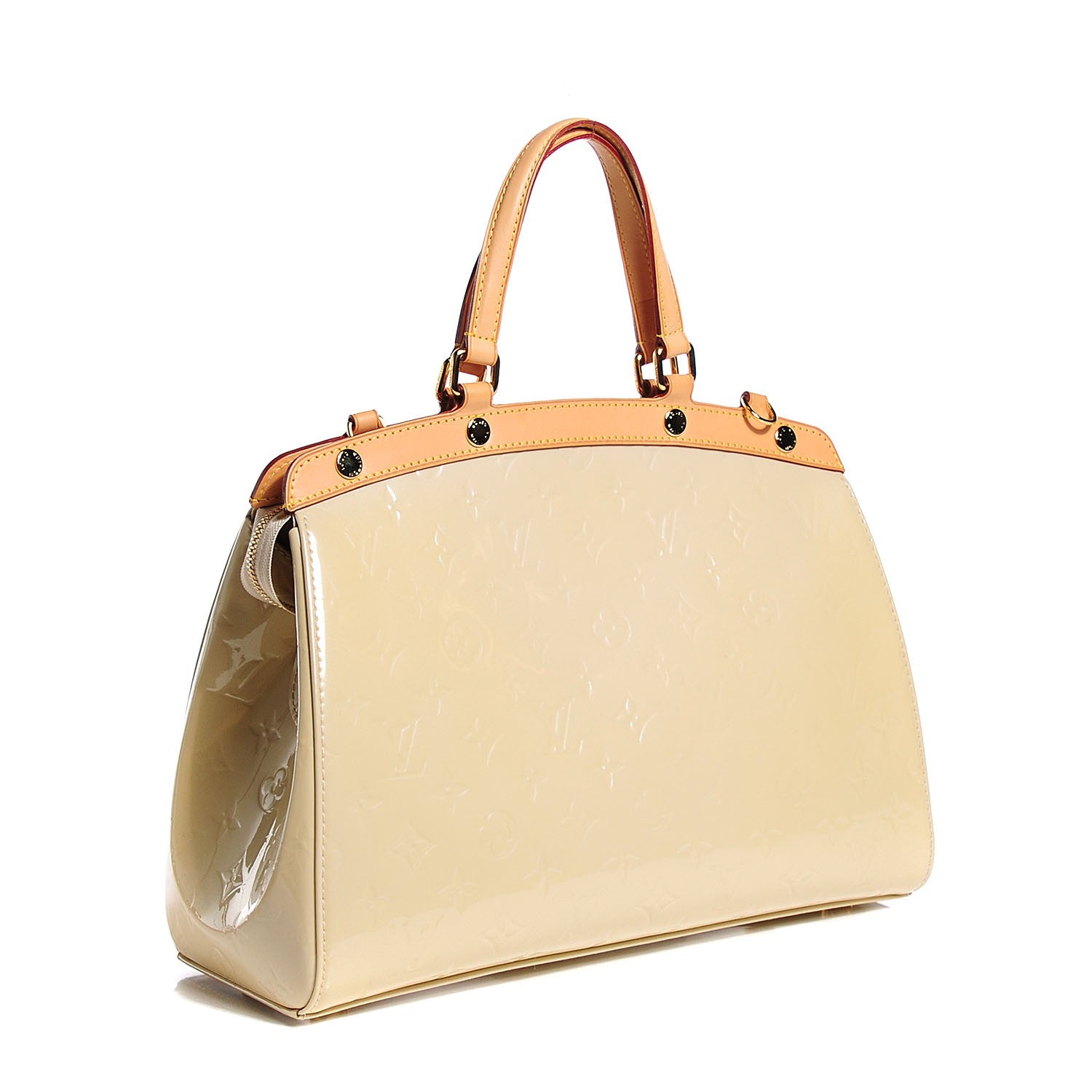 Louis Vuitton Vernis Brea MM Blanc Corail 3 of 8