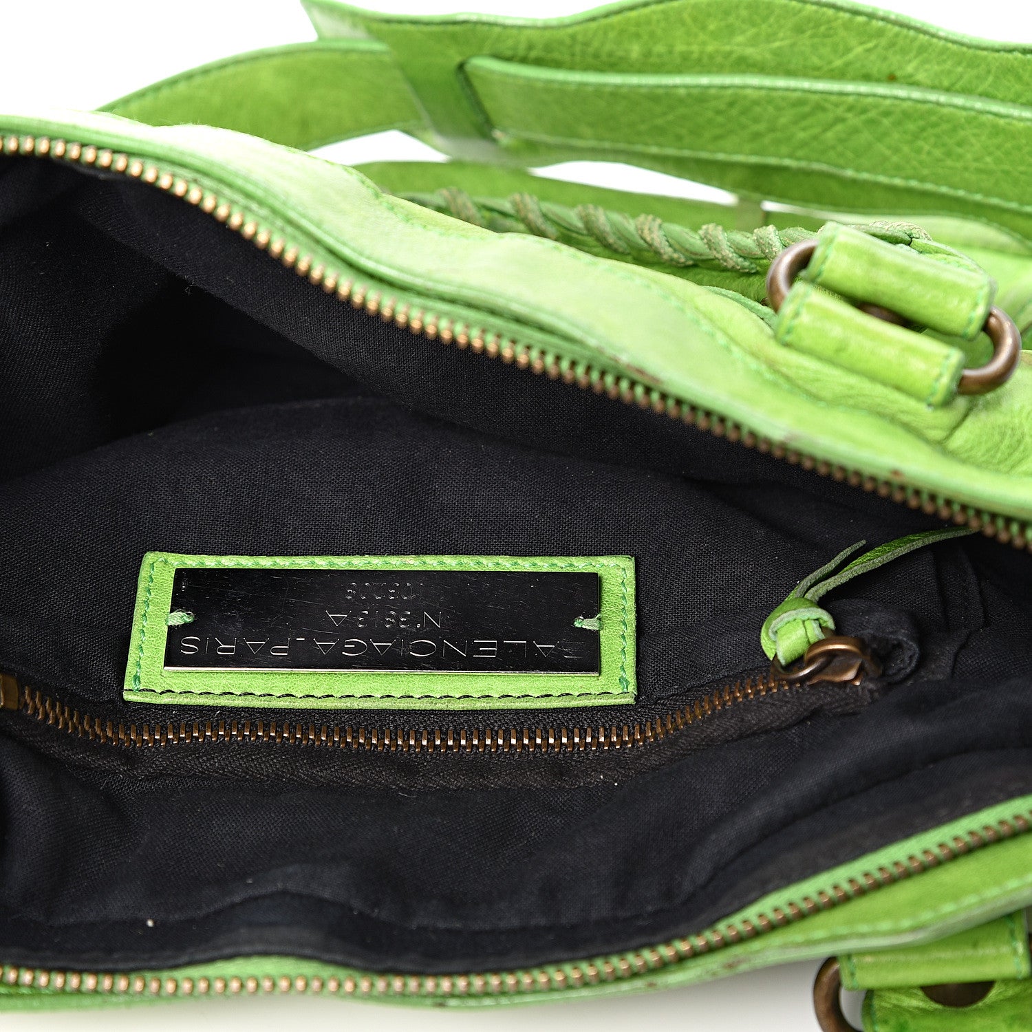 Balenciaga Agneau Classic Hardware First Apple Green 4 of 9