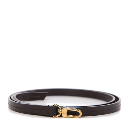 Louis Vuitton Calfskin 12mm Favorite Long Strap Brown 1 of 2