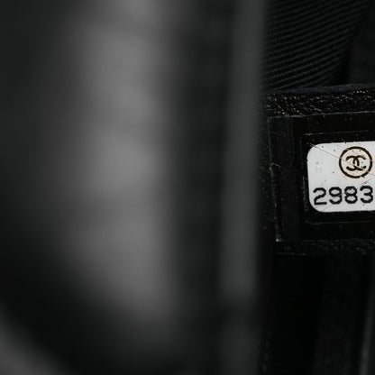Chanel Crumpled Calfskin Quilted Large Chain Around Flap Black 7 of 15