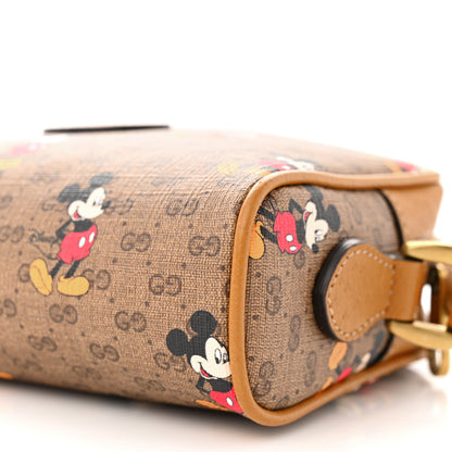 Gucci X DISNEY Mini Vintage GG Supreme Monogram Mickey Mouse Shoulder Bag Beige Vintage Sun Oil 10 of 11