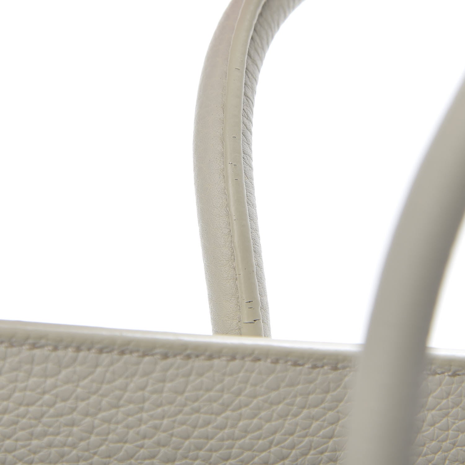 Saint Laurent Grained Calfskin Baby Sac De Jour Souple Ivory 13 of 13