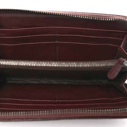 Bottega Veneta Nappa Intrecciato Zip Around Wallet Aubergine 5 of 11