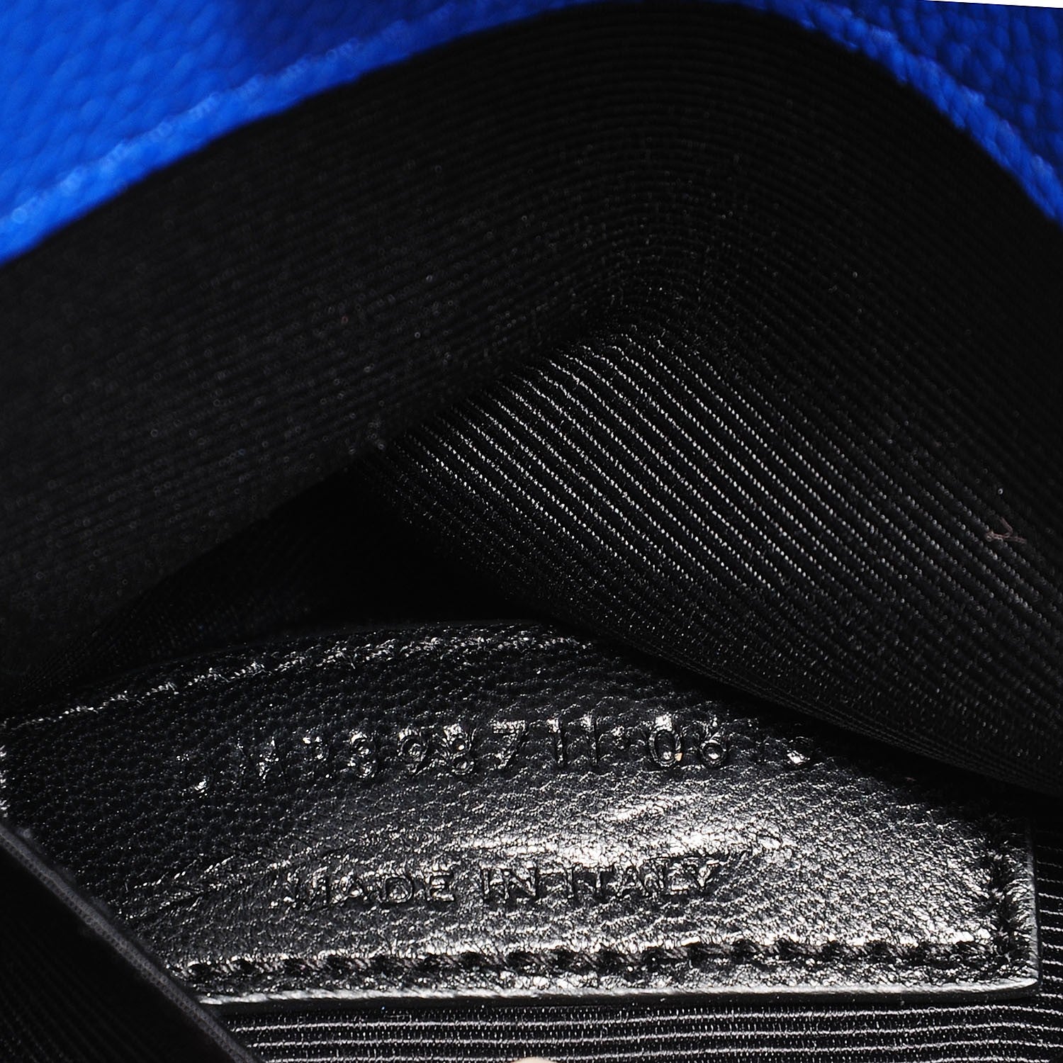 Saint Laurent Grained Calfskin Nano Sac De Jour Royal Blue 7 of 7