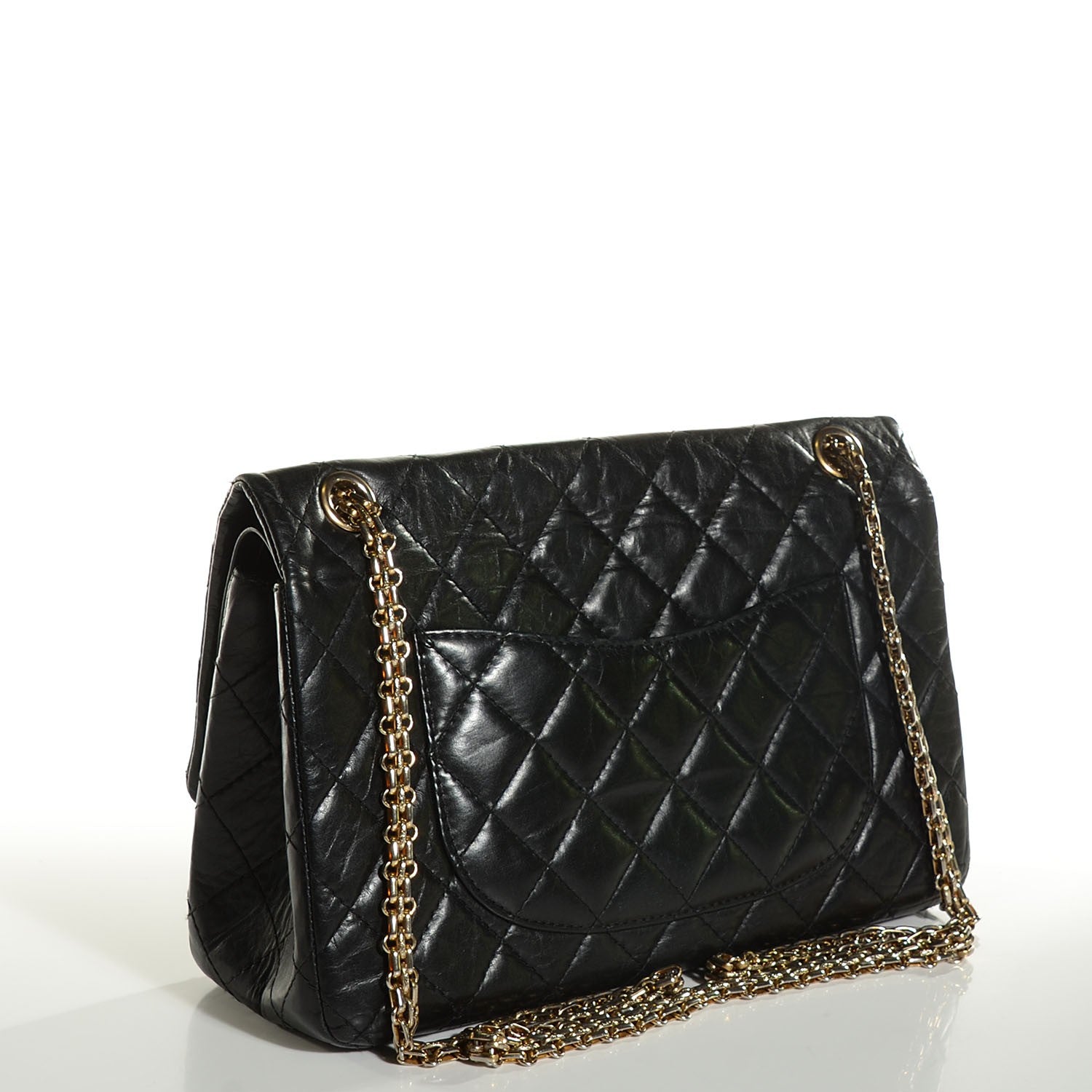 Chanel Aged Calfskin Quilted 2.55 Reissue 226 Flap Black 2 of 8