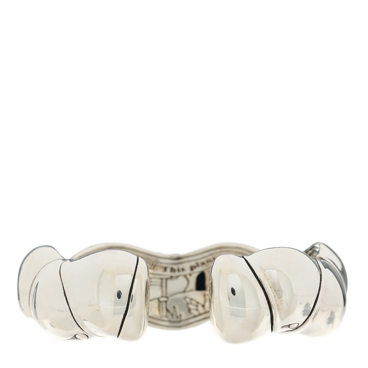 John Hardy Sterling Silver Bamboo Kick Cuff Bracelet 2 of 4