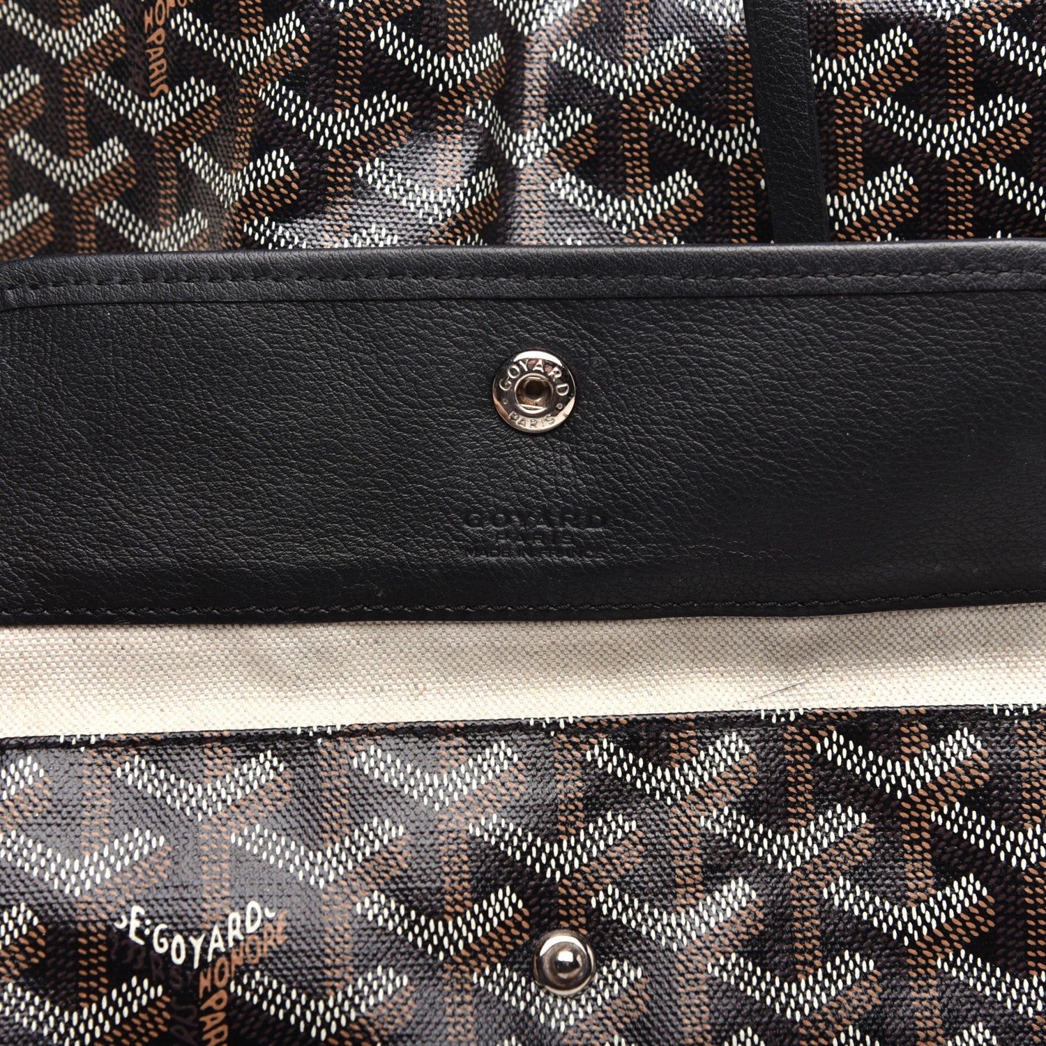 Goyard Goyardine Saint Louis GM Black 9 of 10