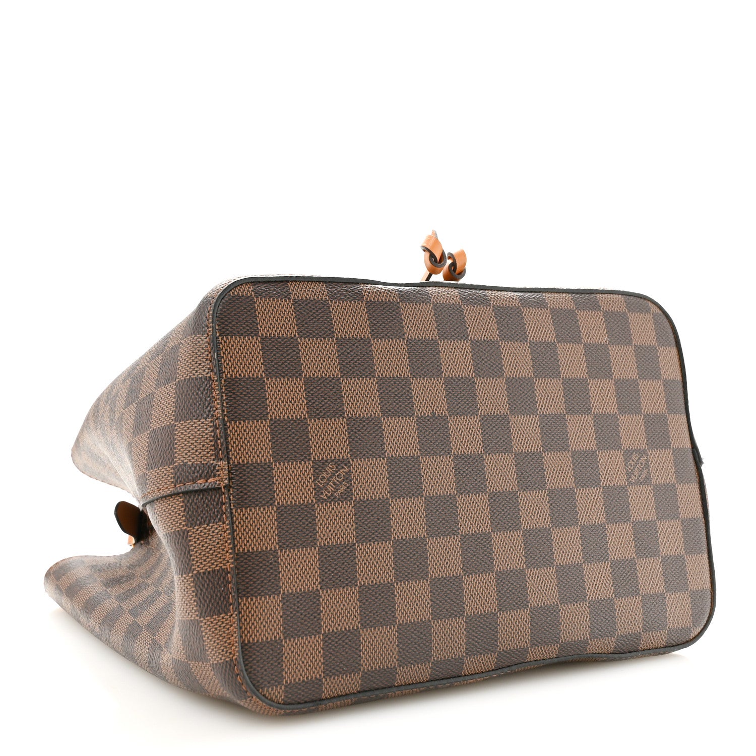Louis Vuitton Damier Ebene Neonoe MM Safran 4 of 11