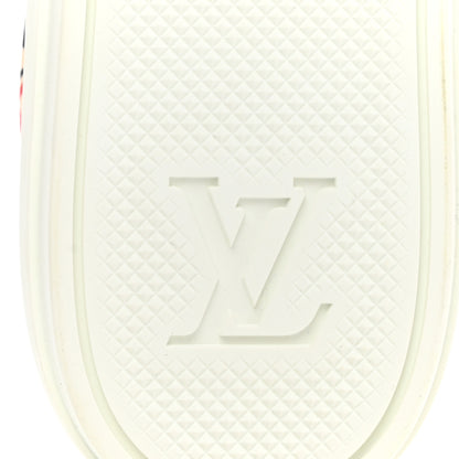 Louis Vuitton Nylon Monogram Crafty Open Back Sneaker 37 6 of 9