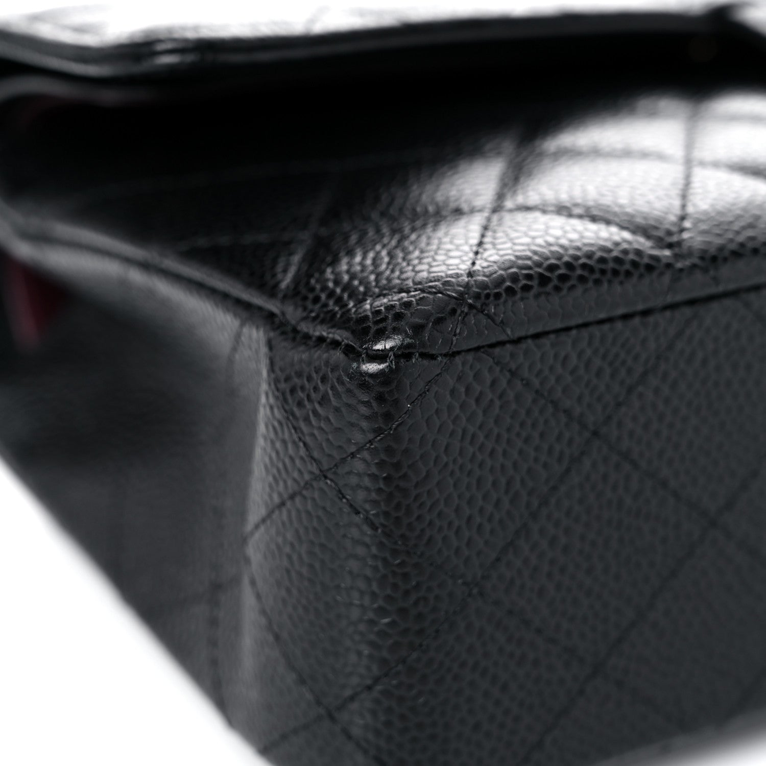 Chanel Caviar Quilted Medium Double Flap Black 8 of 18
