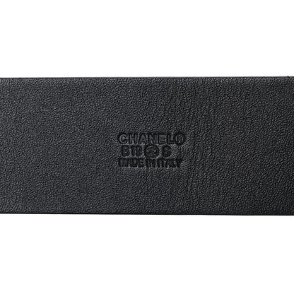 Chanel Lambskin Chain Square Buckle Belt 80 32 Black 3 of 11