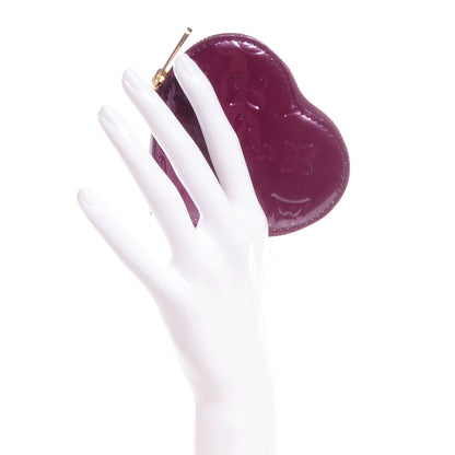 Louis Vuitton Vernis Heart Coin Purse Violet 2 of 9