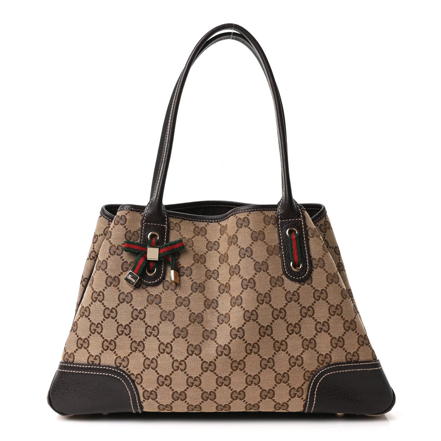 Monogram Medium Princy Tote Dark Brown