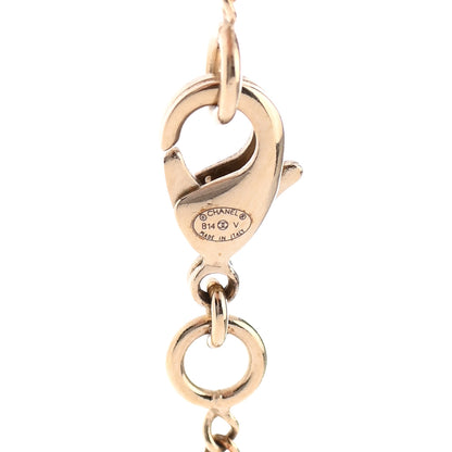 Chanel Enamel Pearl CC Baroque Drop Necklace Black Gold 5 of 7