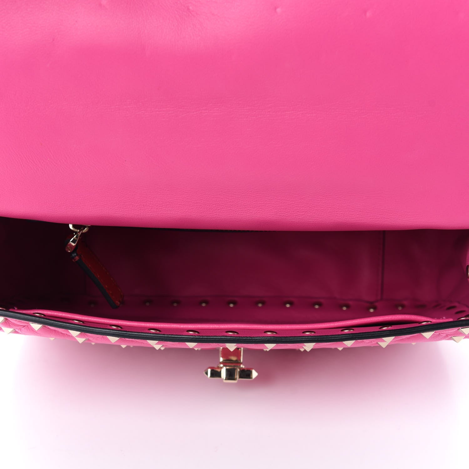 Valentino Garavani Nappa Medium Rockstud Spike Shoulder Bag Pink Orchid 5 of 9