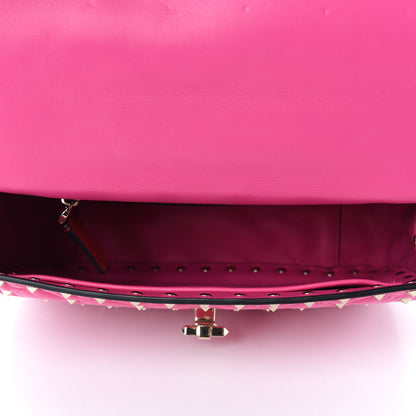 Valentino Garavani Nappa Medium Rockstud Spike Shoulder Bag Pink Orchid 5 of 9