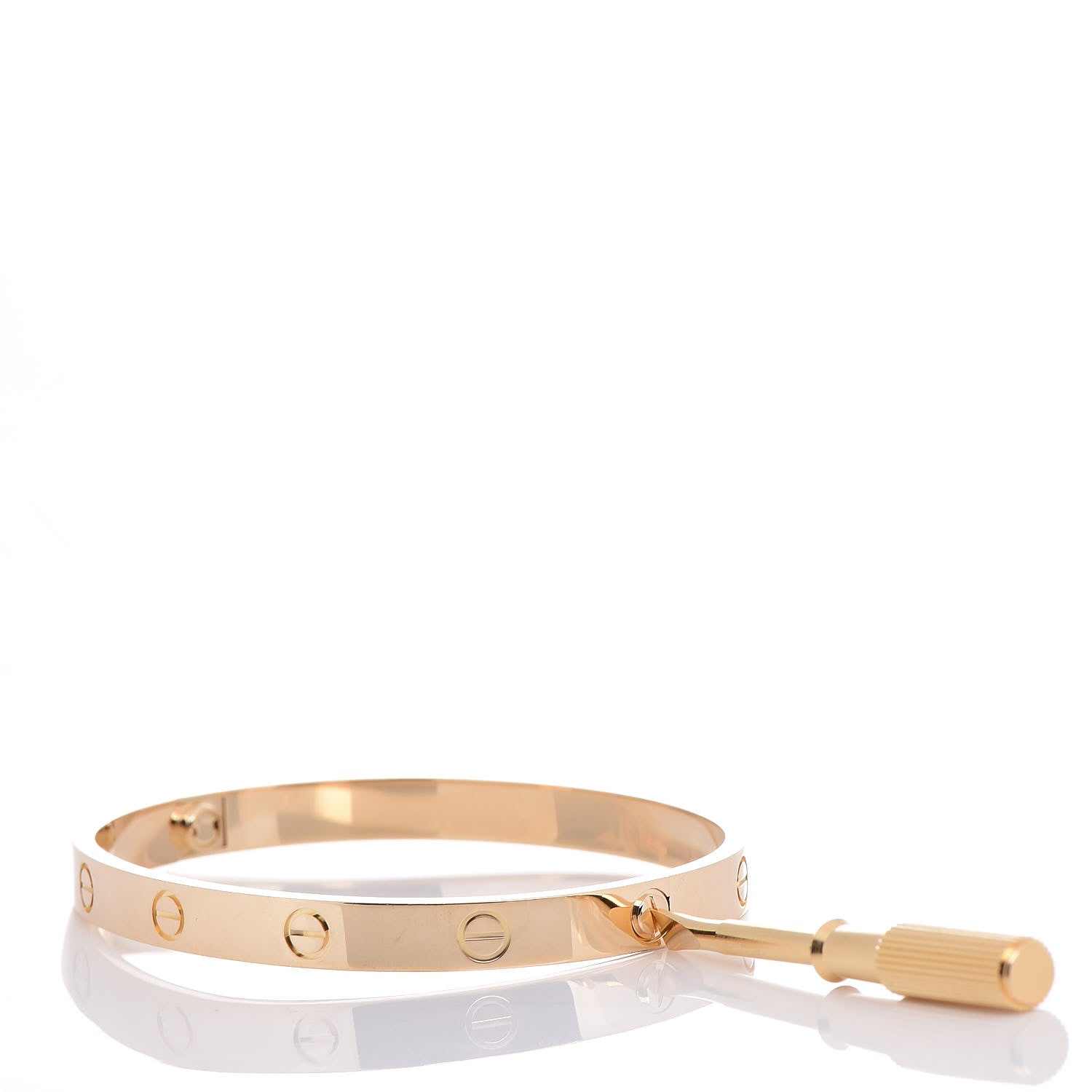 Cartier 18K Yellow Gold LOVE Bracelet 18 4 of 6