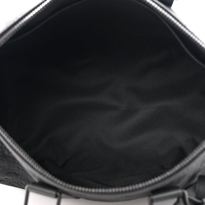 Louis Vuitton Monogram Taurillon Keepall Bandouliere 35 Black 5 of 10