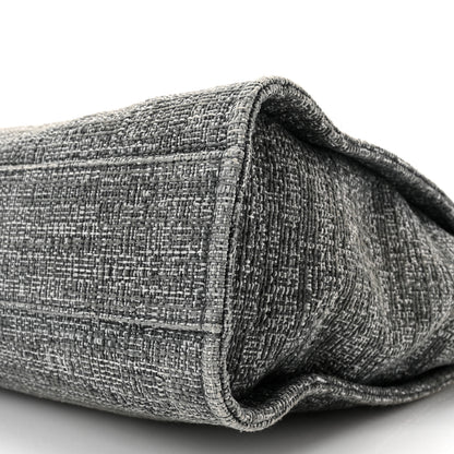 Chanel Canvas Small Deauville Tote Charcoal 9 of 9