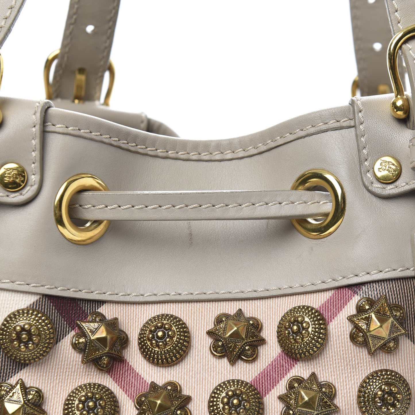 Prorsum Calfskin Nova Check Mason Warrior Beige