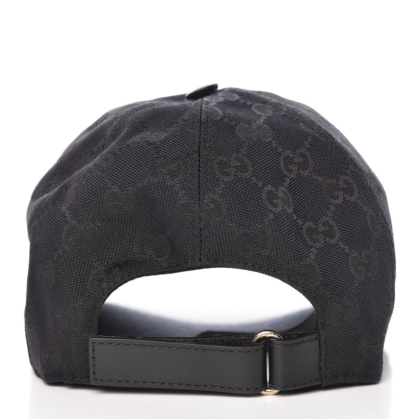 Monogram Web Baseball Hat M Black