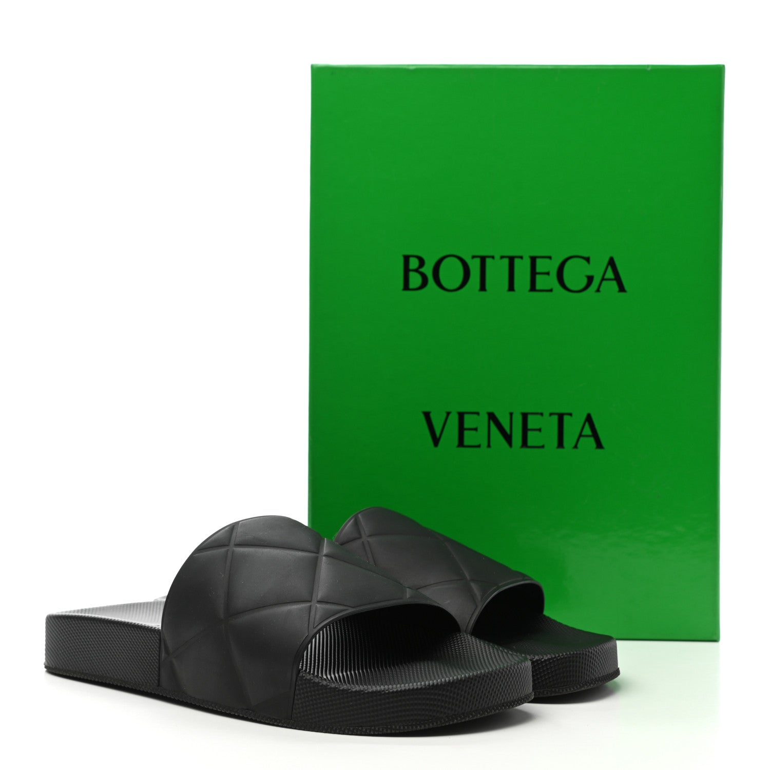 Bottega Veneta Rubber The Slider Sandals 39 Black 8 of 8