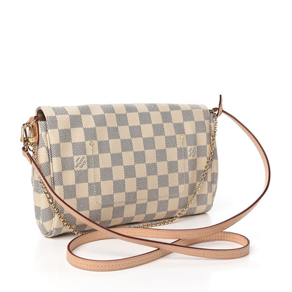 Louis Vuitton Damier Azur Favorite MM 2 of 9